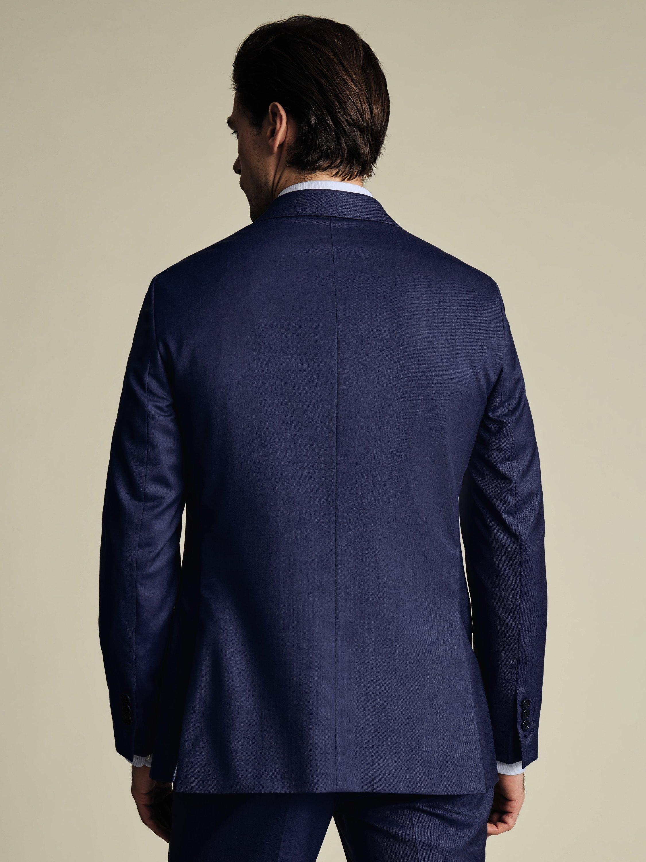 Product image 3 of 7, which shows Charles Tyrwhitt Slim Fit Wool Blazer, Royal Blue, 38R