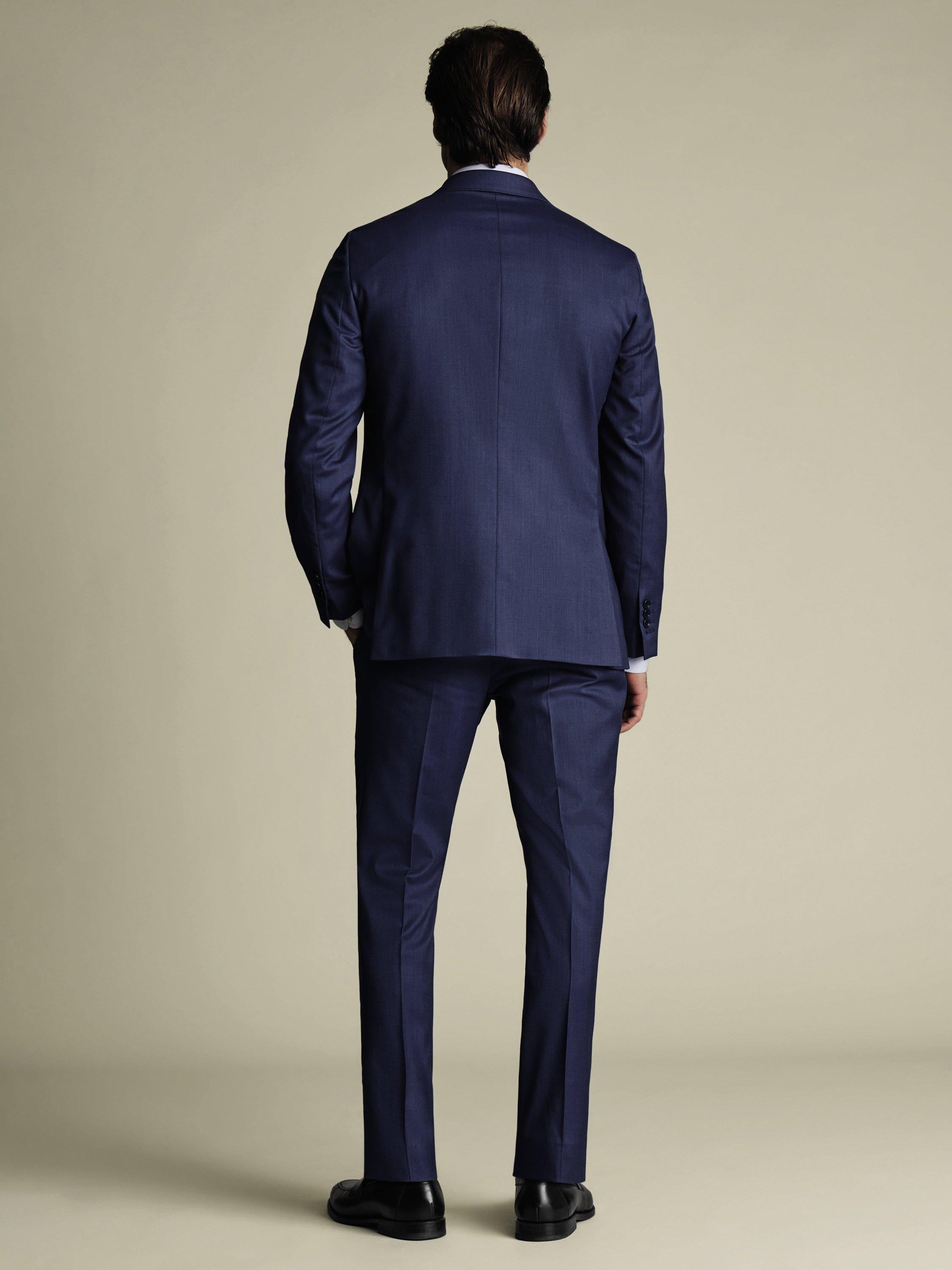 Product image 5 of 7, which shows Charles Tyrwhitt Slim Fit Wool Blazer, Royal Blue, 38R