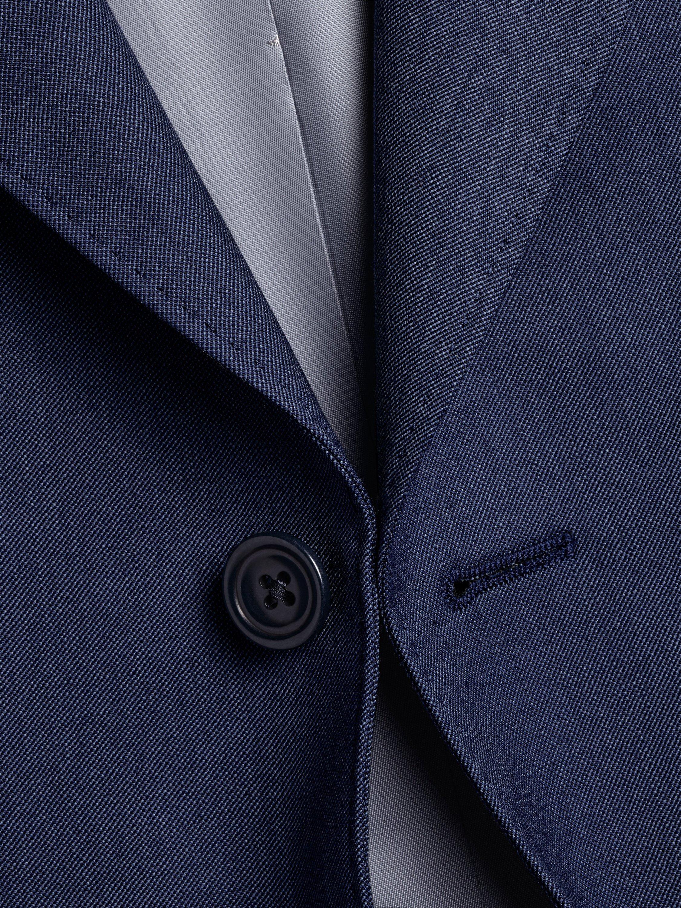 Product image 6 of 7, which shows Charles Tyrwhitt Slim Fit Wool Blazer, Royal Blue, 38R