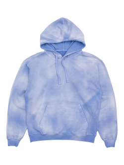 Dubbleware Cotton Sun Faded Hoodie, Blue, Blue
