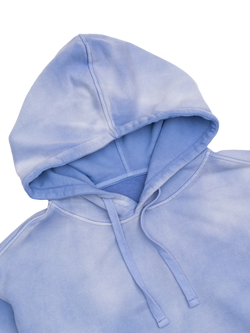 Dubbleware Cotton Sun Faded Hoodie, Blue - view 2, Blue