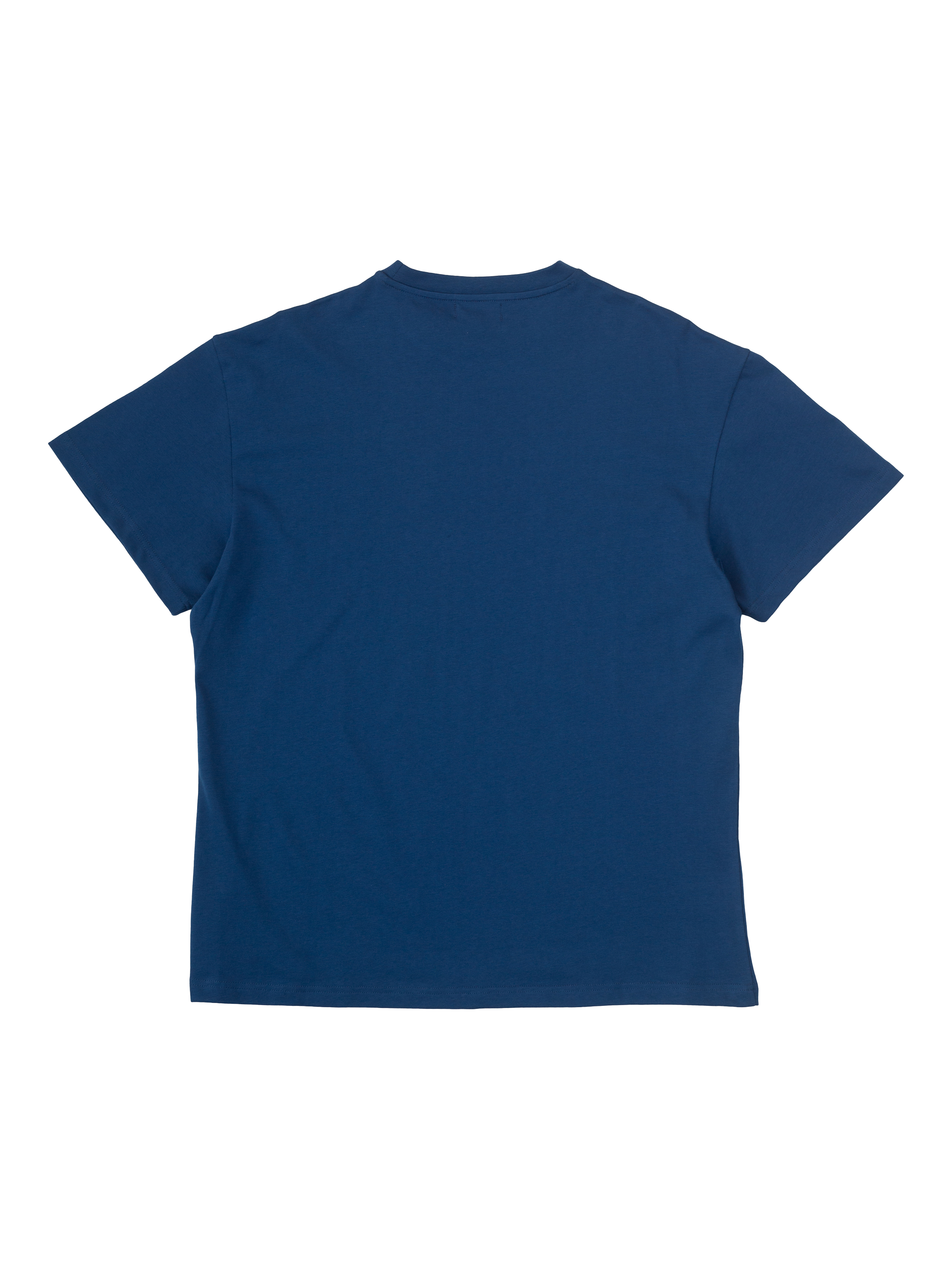 Product image 2 of 3, which shows Dubbleware Cotton Regular Fit Denim Union Graphic T-Shirt, Navy, S