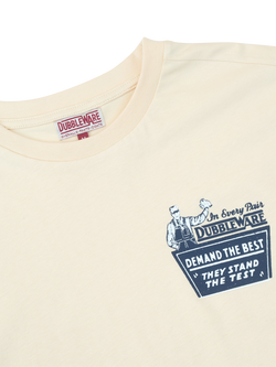Dubbleware Cotton Regular Fit In Every Pair Graphic T-Shirt, Ecru - view 2, Ecru