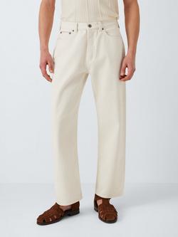 Dubbleware Selvedge Denim Jeans, Ecru, Ecru