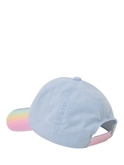 Angels by Accessorize Kids' Shake Glitter Cap, Pastel/Multi - view 2, Pastel/Multi