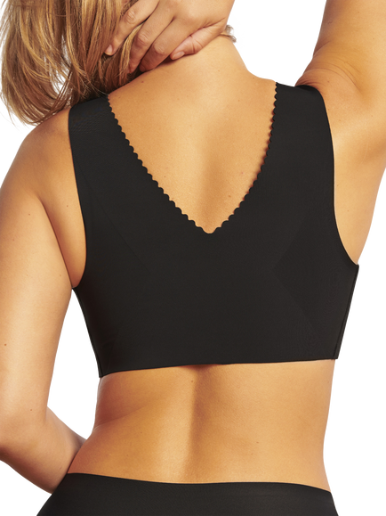 Evelyn & Bobbie Evelyn Wire-Free Push-Up Bra - view 2, Black