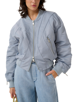 Gestuz Maily Bomber Jacket, Grey Blue, Grey Blue