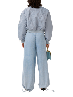 Gestuz Maily Bomber Jacket, Grey Blue - view 2, Grey Blue