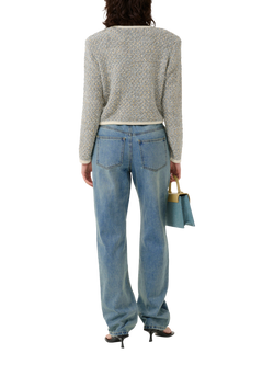 Gestuz GZlayza Straight Fit Jeans, Mid Blue Vntage Wash - view 2, Mid Blue Vntage Wash