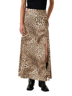 Gestuz GZLeelo Leopard Print Maxi Skirt, Multi, Multi