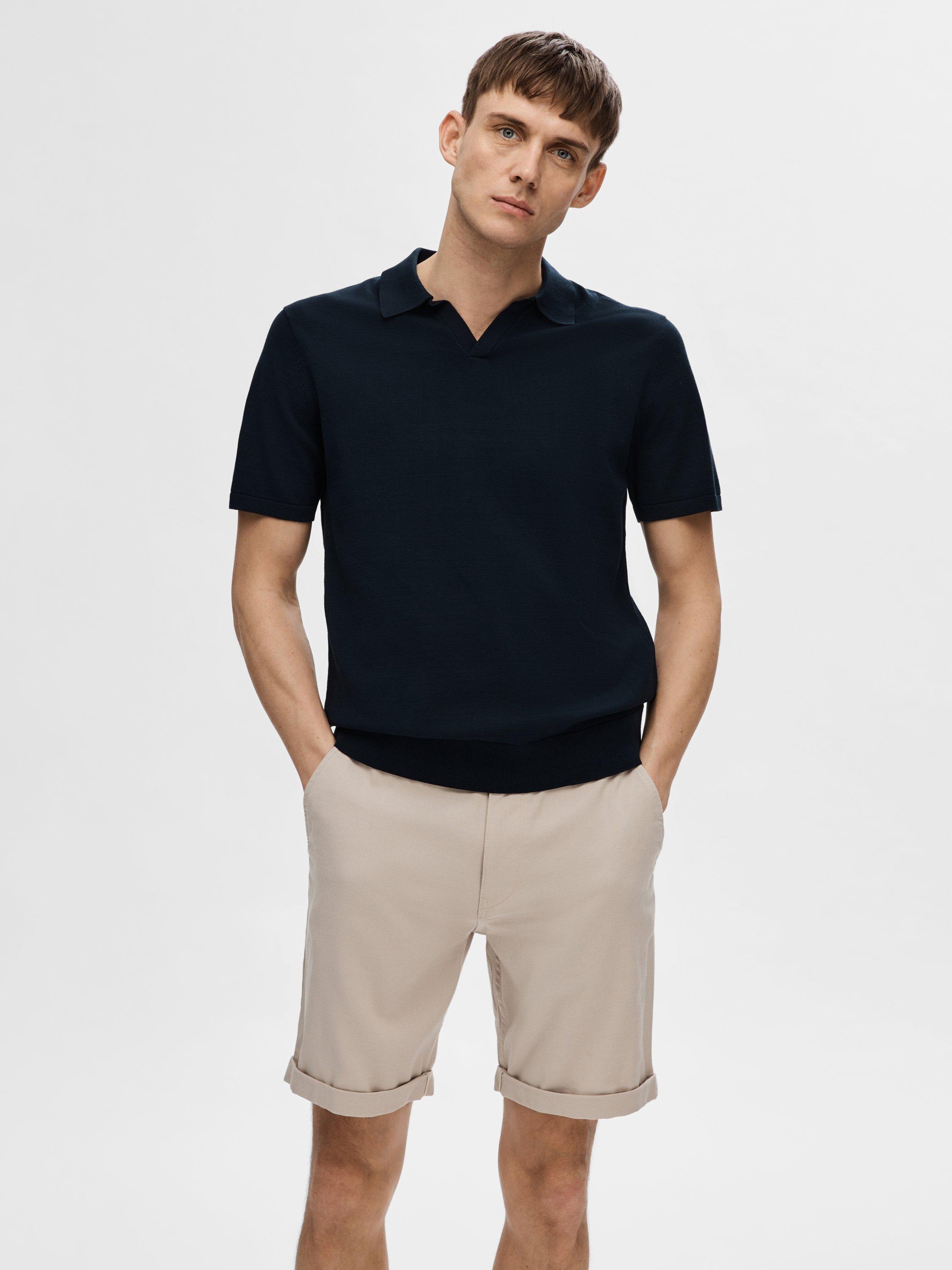 Product image 1 of 6, which shows Selected Teller Regular Fit Polo Shirt, Sky Captain, S