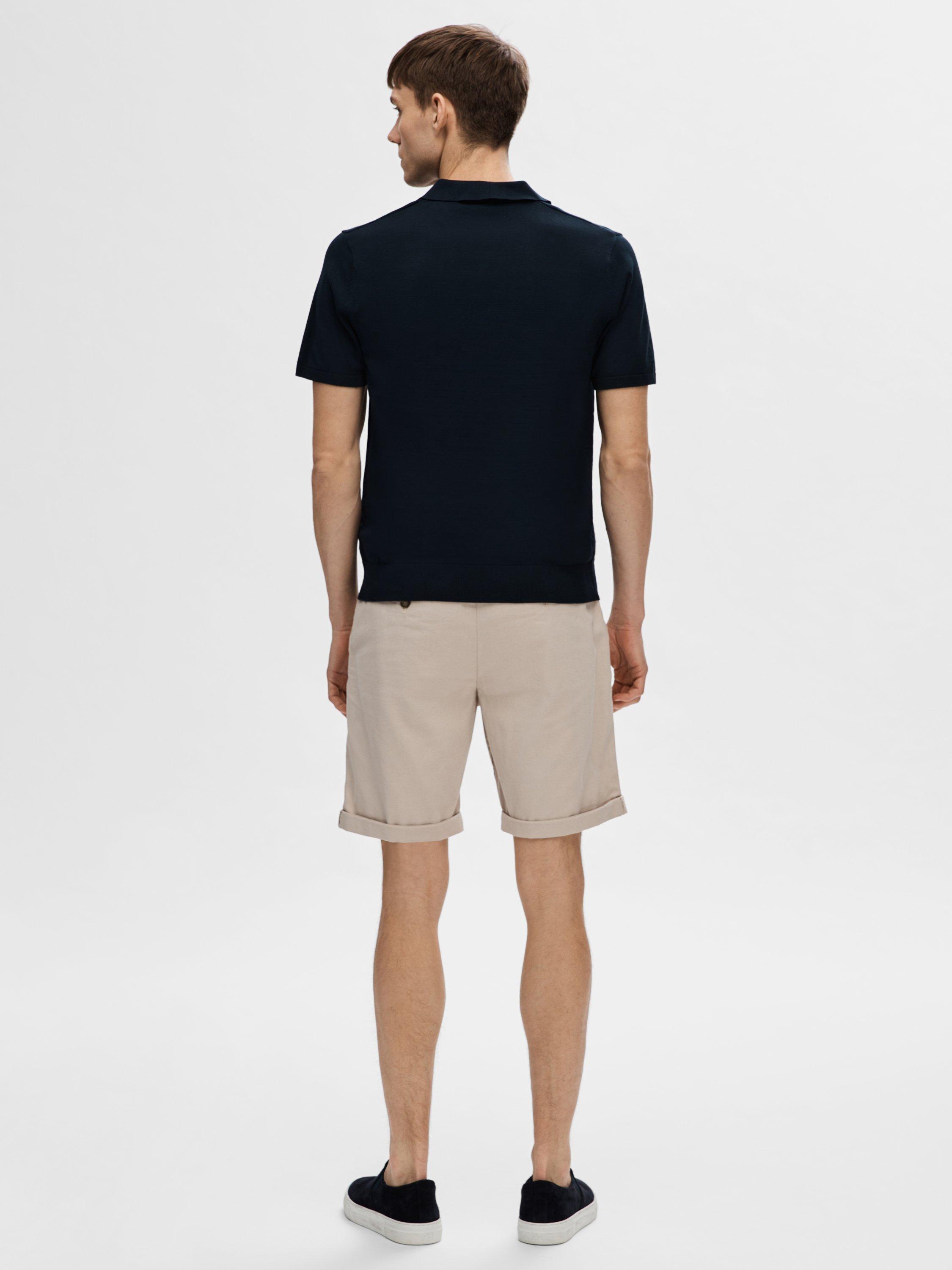 Product image 5 of 6, which shows Selected Teller Regular Fit Polo Shirt, Sky Captain, S
