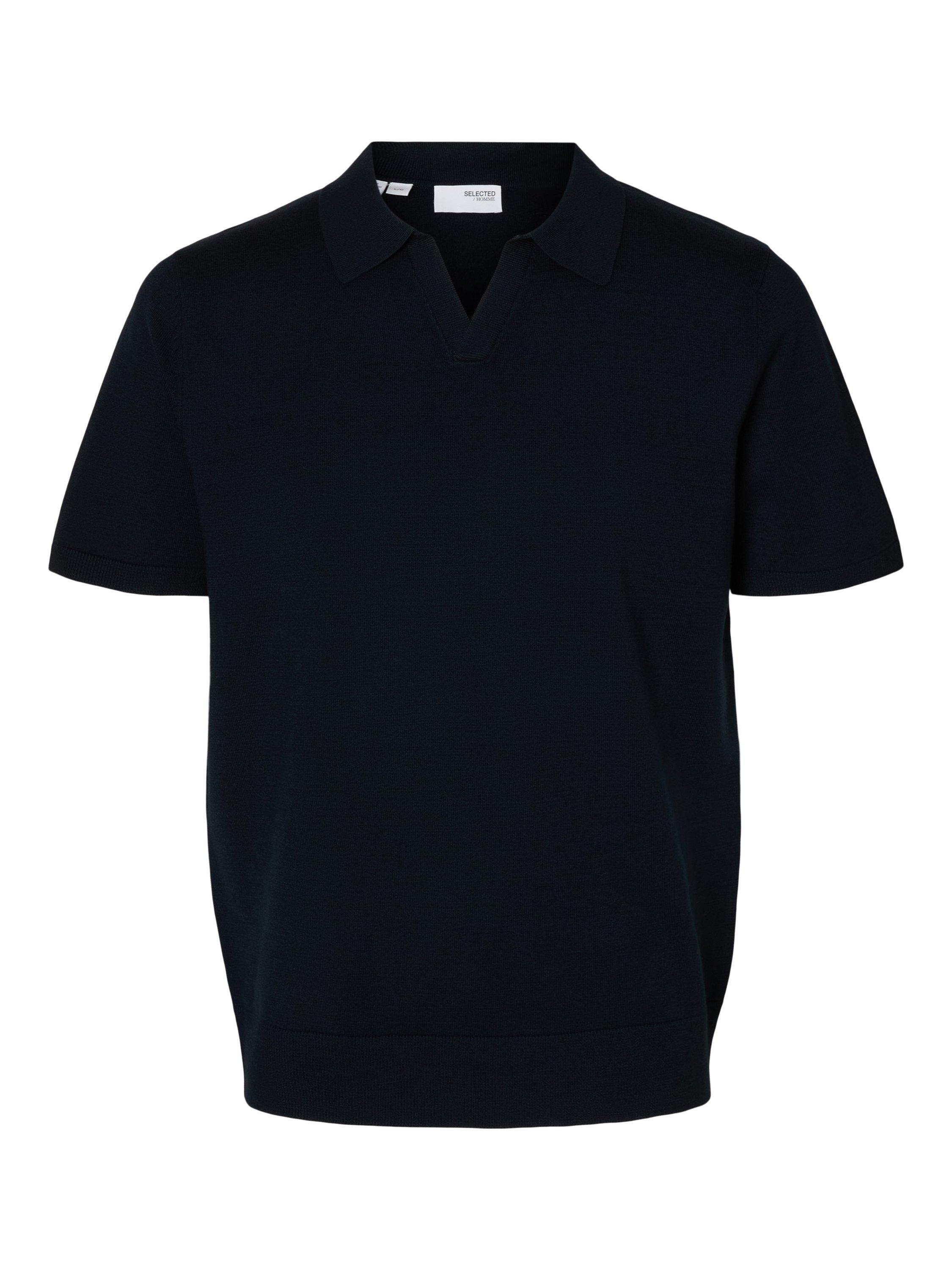 Product image 6 of 6, which shows Selected Teller Regular Fit Polo Shirt, Sky Captain, S