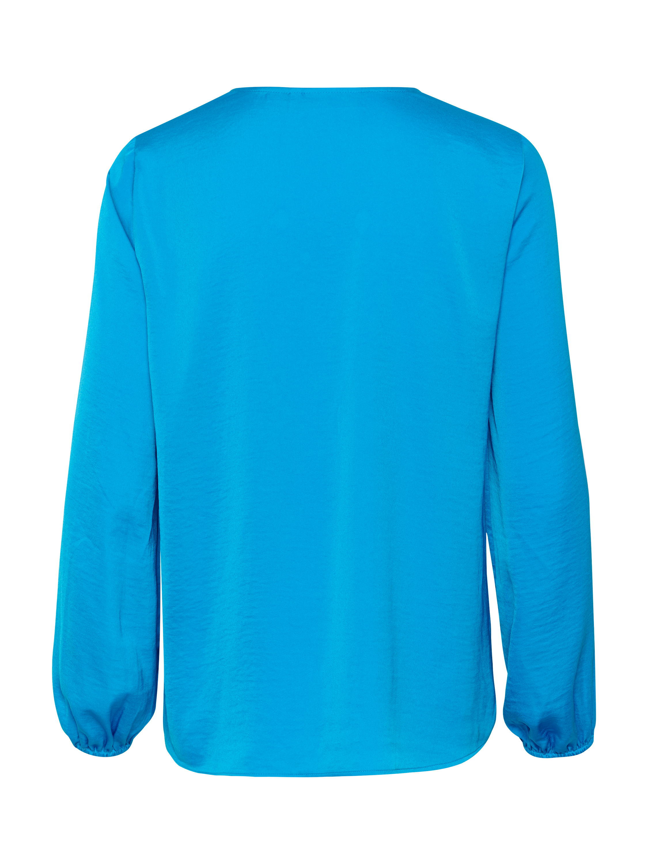 Product image 2 of 2, which shows InWear Rindal V-Neck Pleat Detail Blouse, Cyan, 10