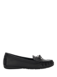 Dune London Grovers Leather Loafers, Black