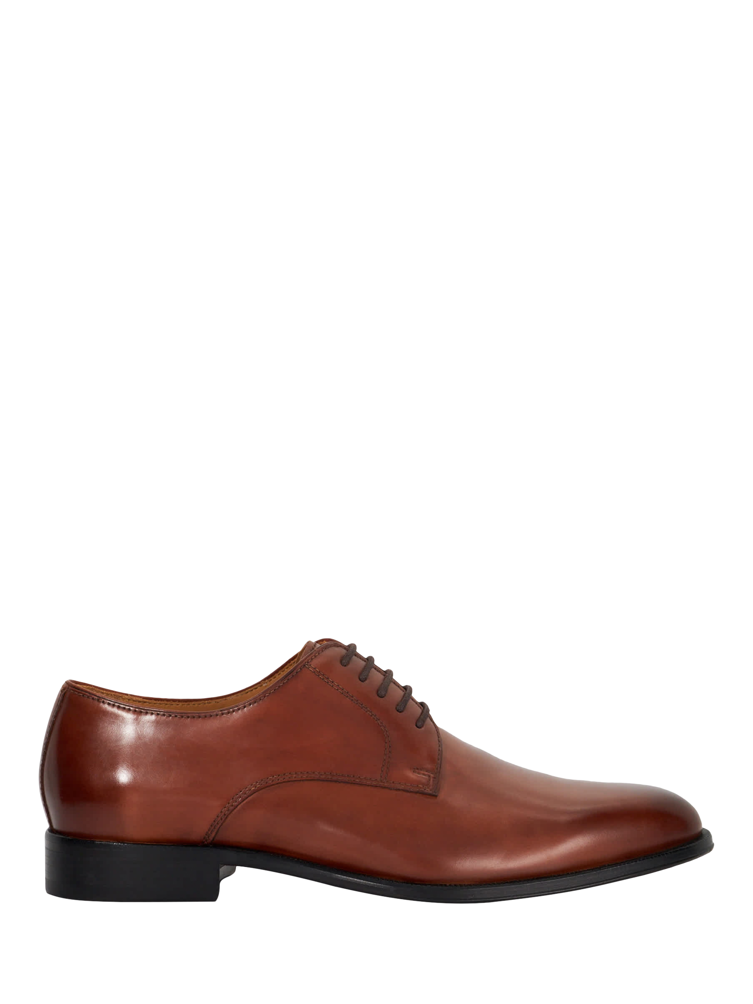 Product image 1 of 6, which shows Dune London Salisbury Leather Derby Shoes, Tan, 6