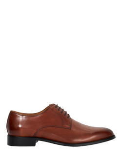Dune London Salisbury Premium Leather Sole Derby Shoes, Tan
