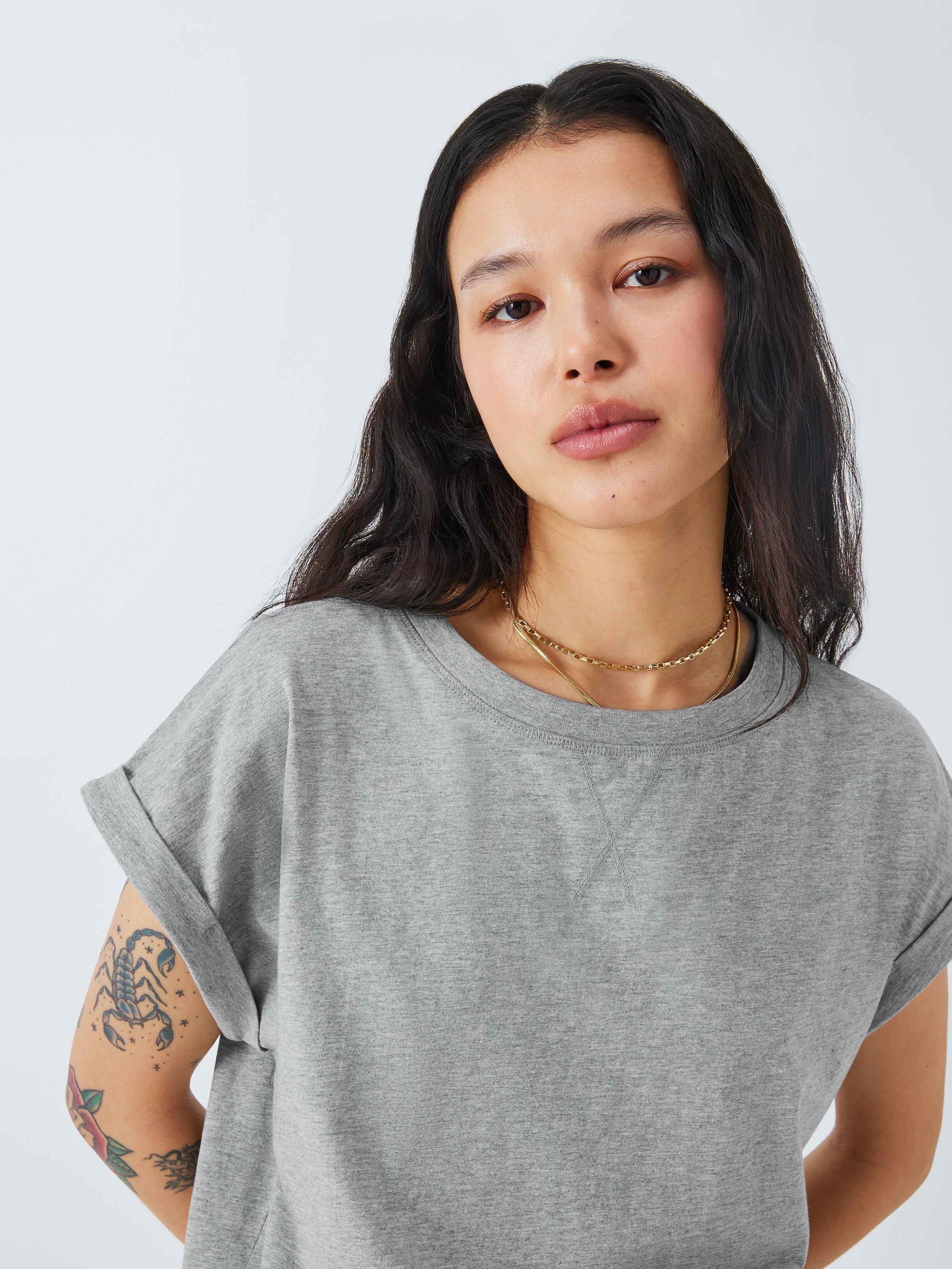 Product image 5 of 11, which shows TANK TEE GREY MARL GYMA 6