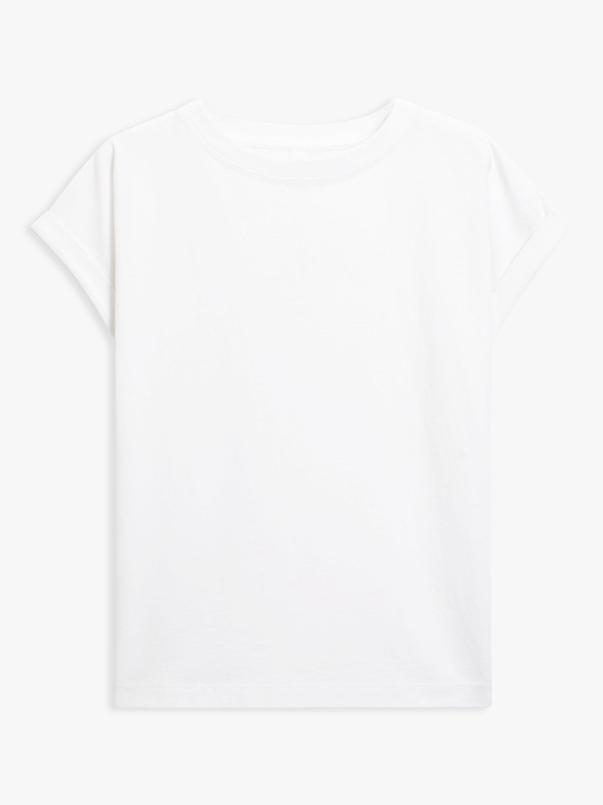 Product image 4 of 4, which shows AND/OR Turn Up Sleeve Tank T-Shirt, White, 6