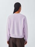 John Lewis Brushed Cashmere Crew Neck Jumper, Lilac