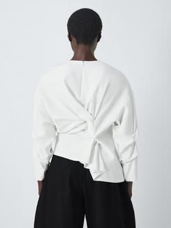 John Lewis x A.W.A.K.E. MODE Knot Blouse - view 2, Off White