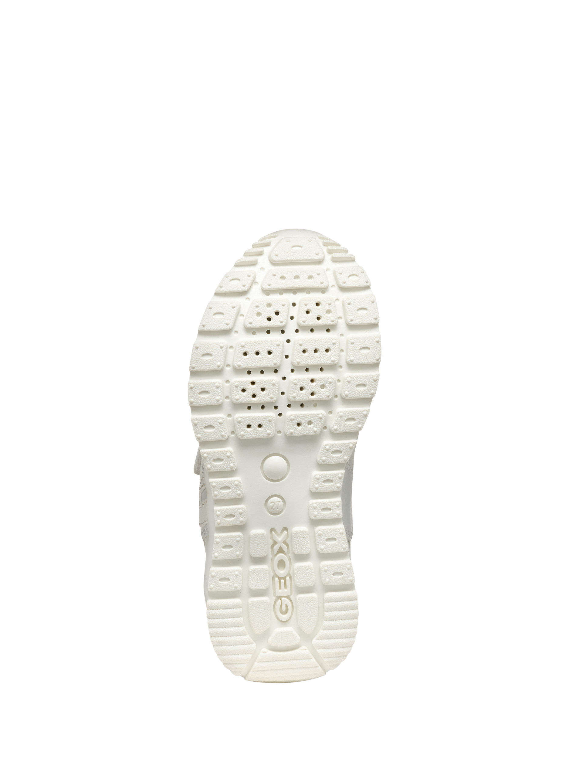 Product image 6 of 6, which shows Geox Kids' Pavel Riptape Trainers, White, EU26
