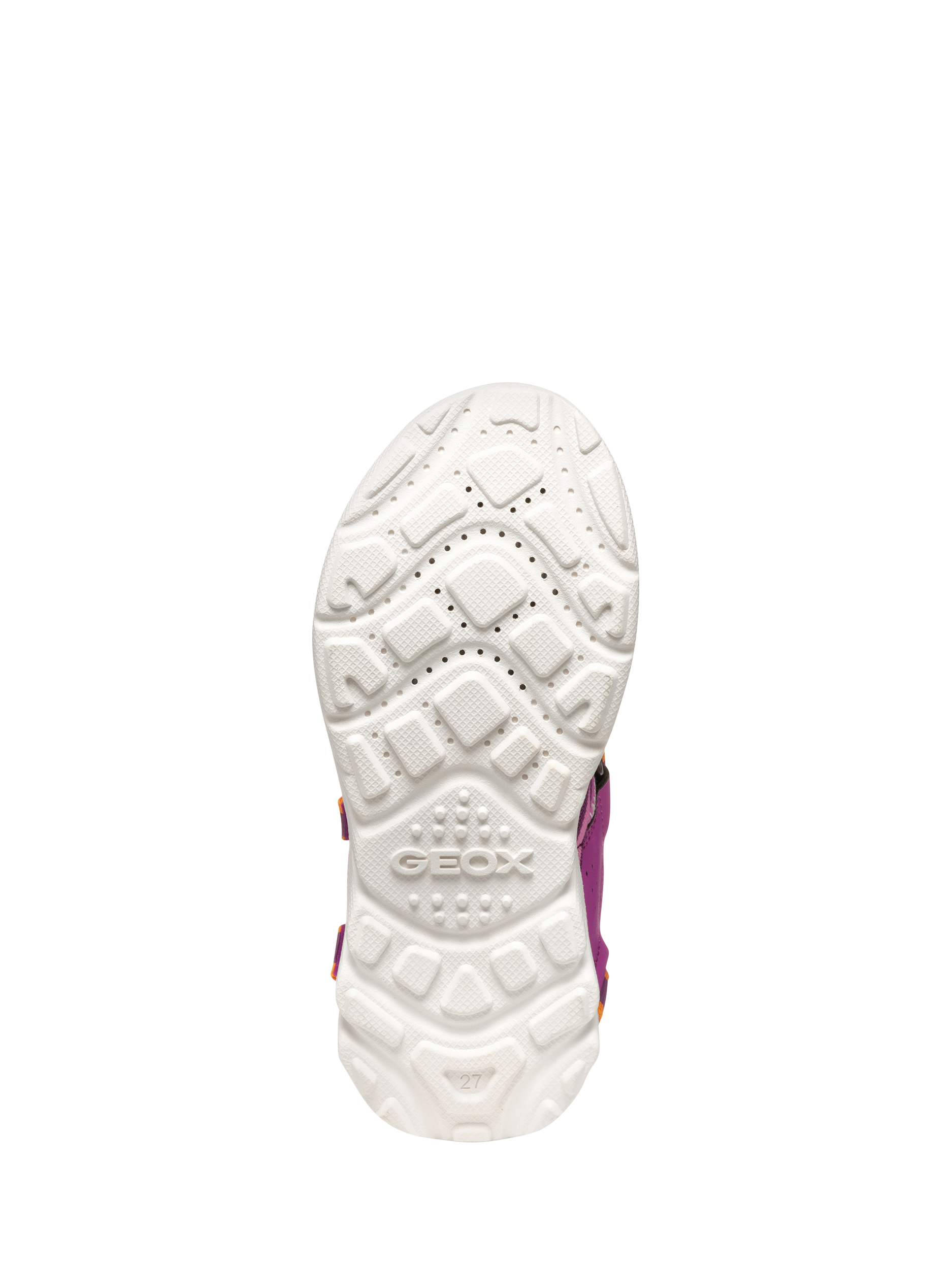 Product image 6 of 6, which shows Geox Kids' Airadyum Closed-Toe Sandals, Fuchsia/Orange, EU24
