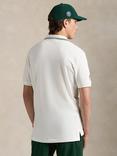 Polo Ralph Lauren X Wimbledon Cotton Blend Regular Fit Short Sleeve Polo Shirt, Ceramic White