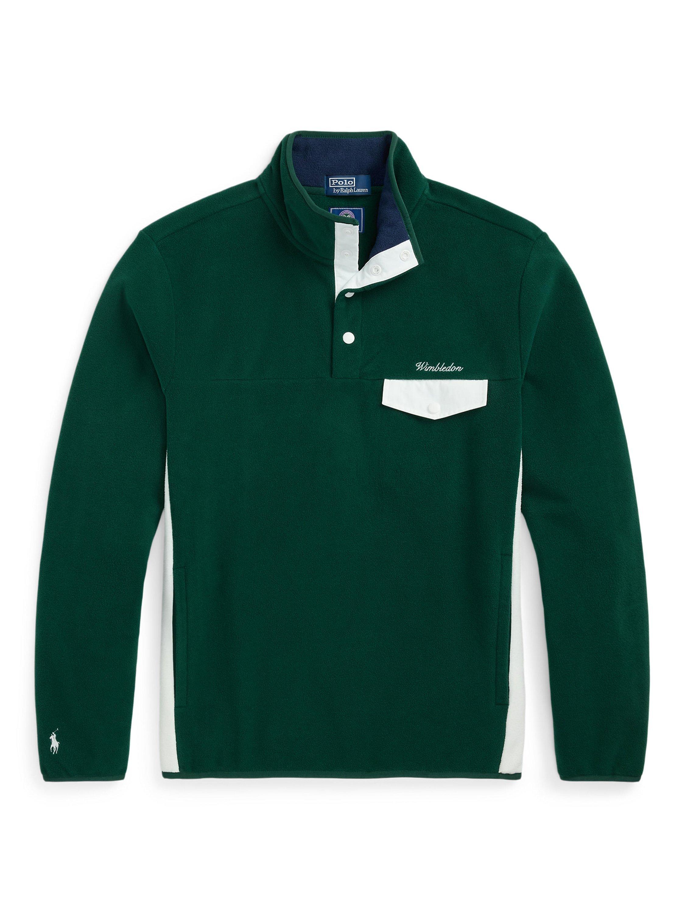 Polo Ralph Lauren X Wimbledon 2025 Unisex Jersey Top, Moss Agate