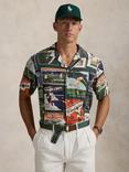 Ralph Lauren Wimbledon 2025 Postcard Shirt, Green/Multi