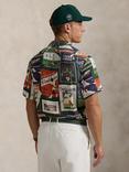 Ralph Lauren Wimbledon 2025 Postcard Shirt, Green/Multi