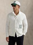 Ralph Lauren Wimbledon 2025 Crest Cardigan, Ceramic White
