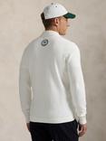 Ralph Lauren Wimbledon 2025 Crest Cardigan, Ceramic White