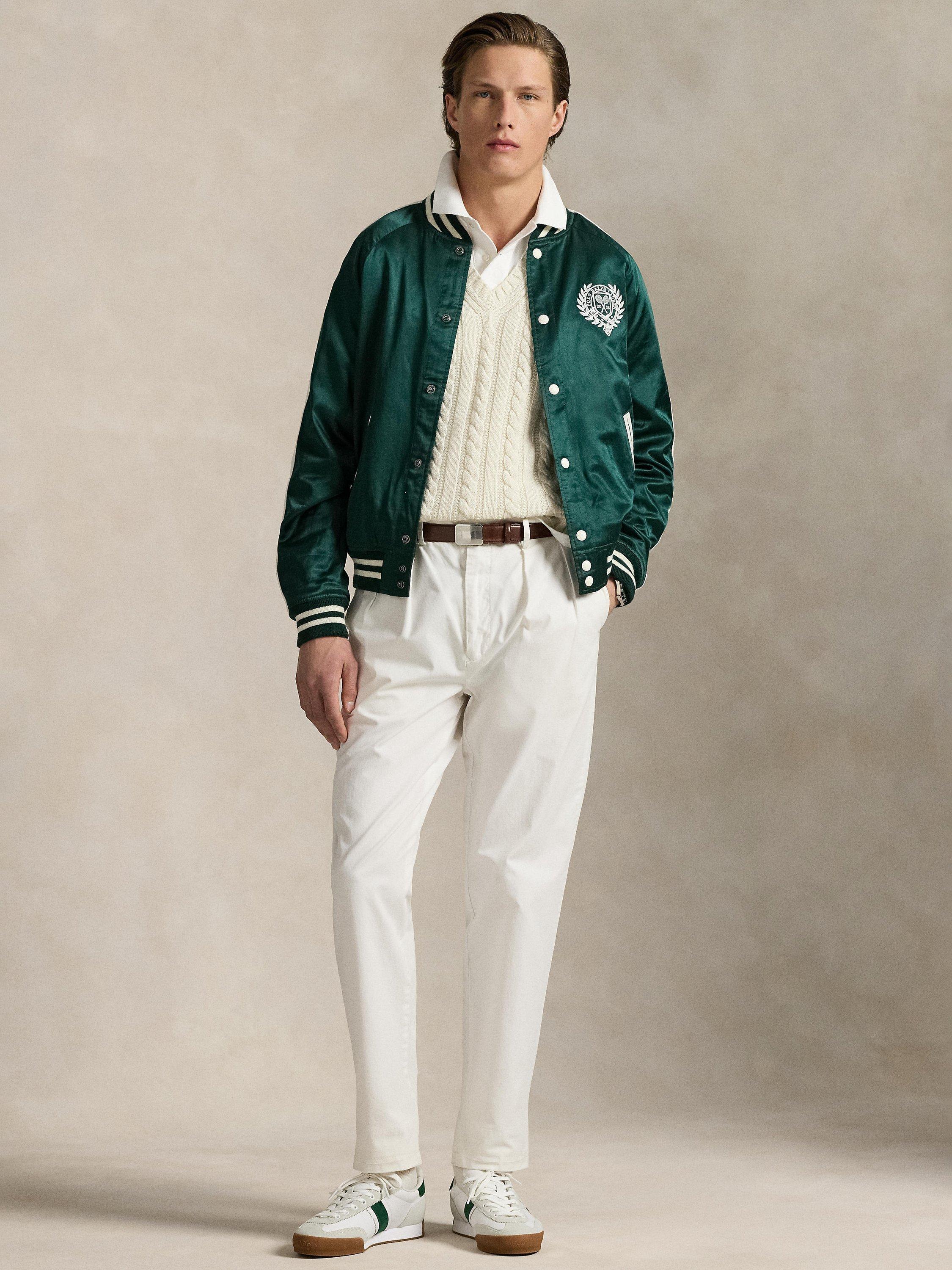 Product image 4 of 5, which shows Polo Ralph Lauren X Wimbledon 2025 Cashmere Blend Vintage Knit Vest, White, M