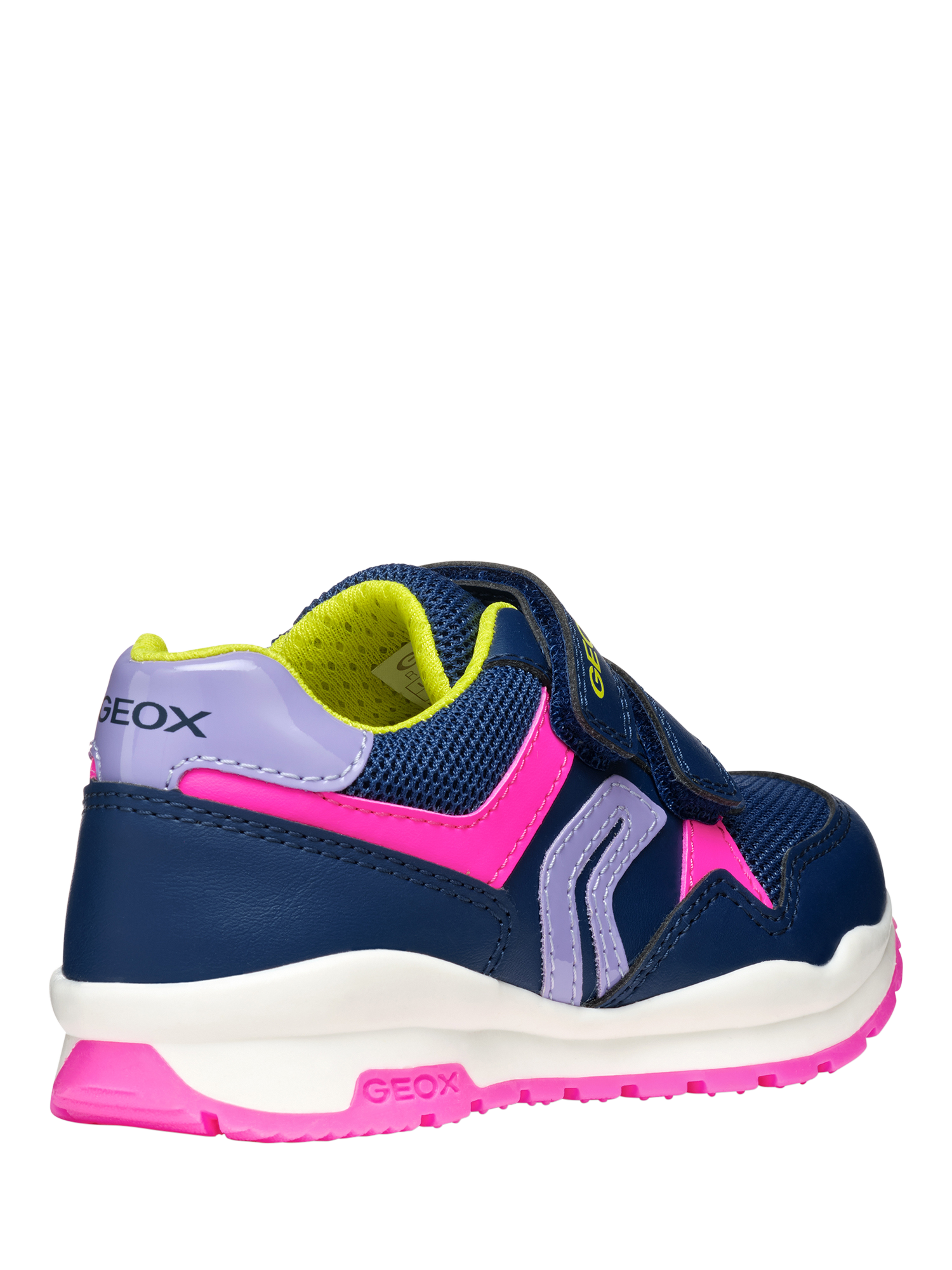 Product image 7 of 10, which shows Geox Kids' Pavel Trainers, Navy/Multi, EU28