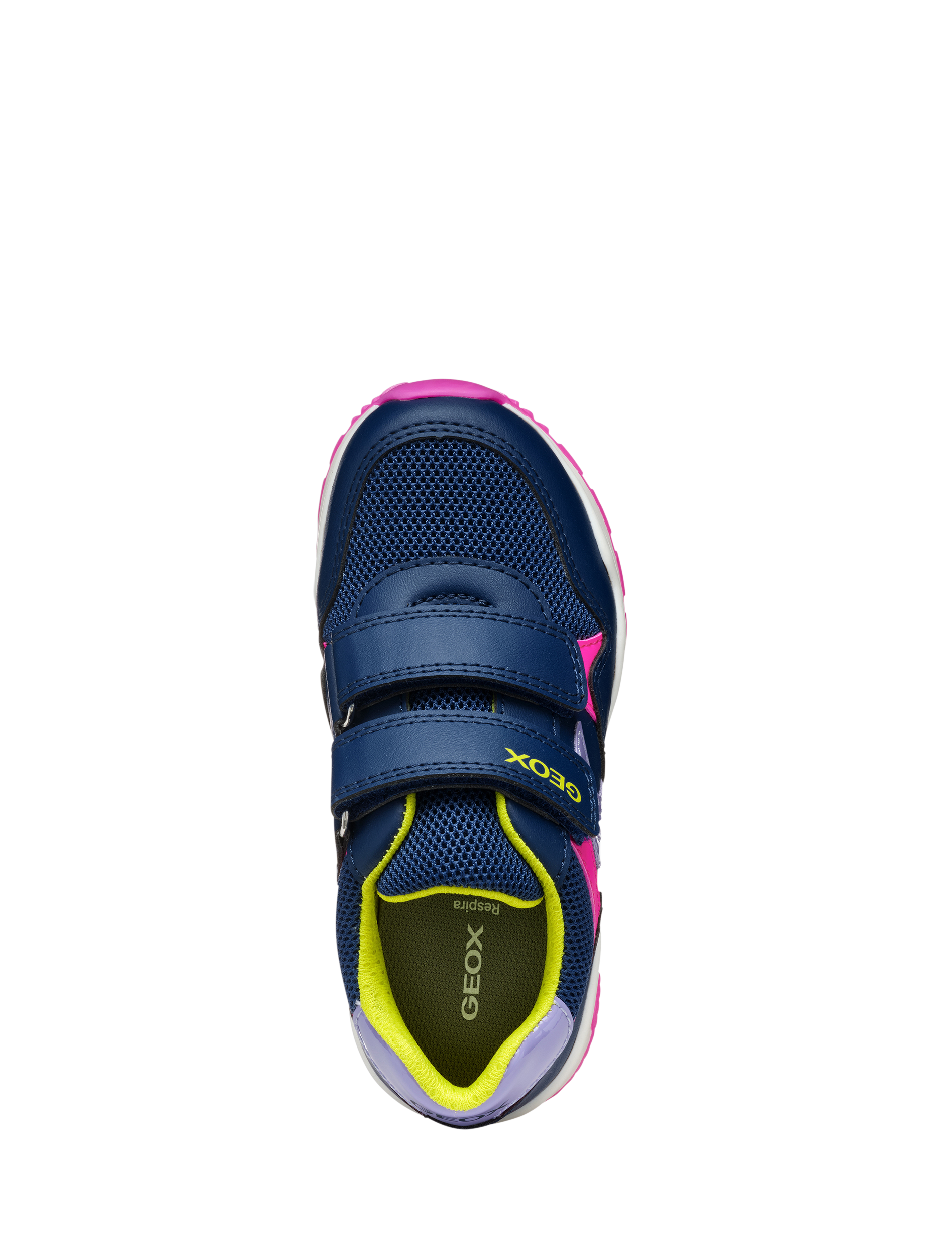 Product image 8 of 10, which shows Geox Kids' Pavel Trainers, Navy/Multi, EU28