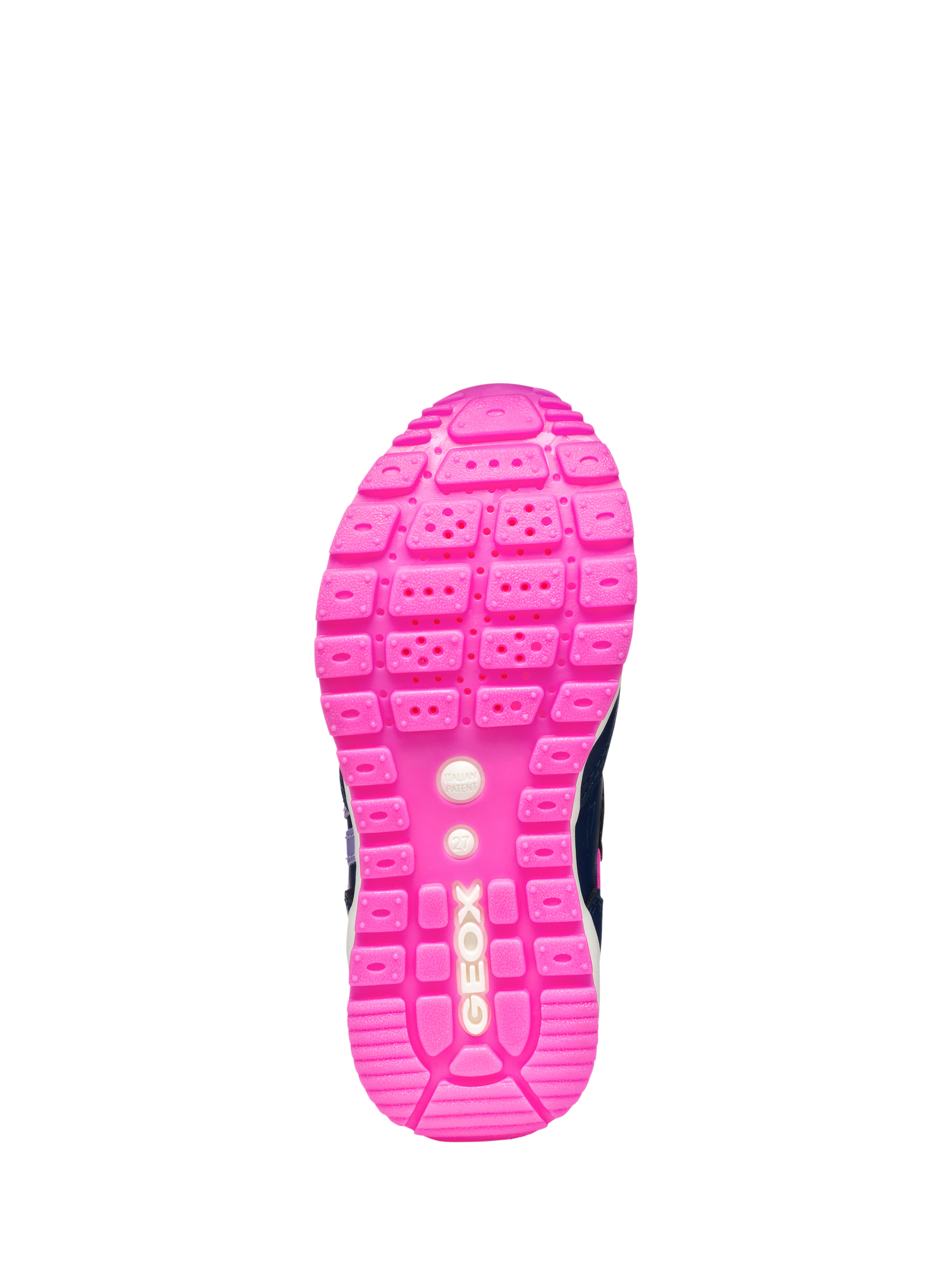 Product image 9 of 10, which shows Geox Kids' Pavel Trainers, Navy/Multi, EU28