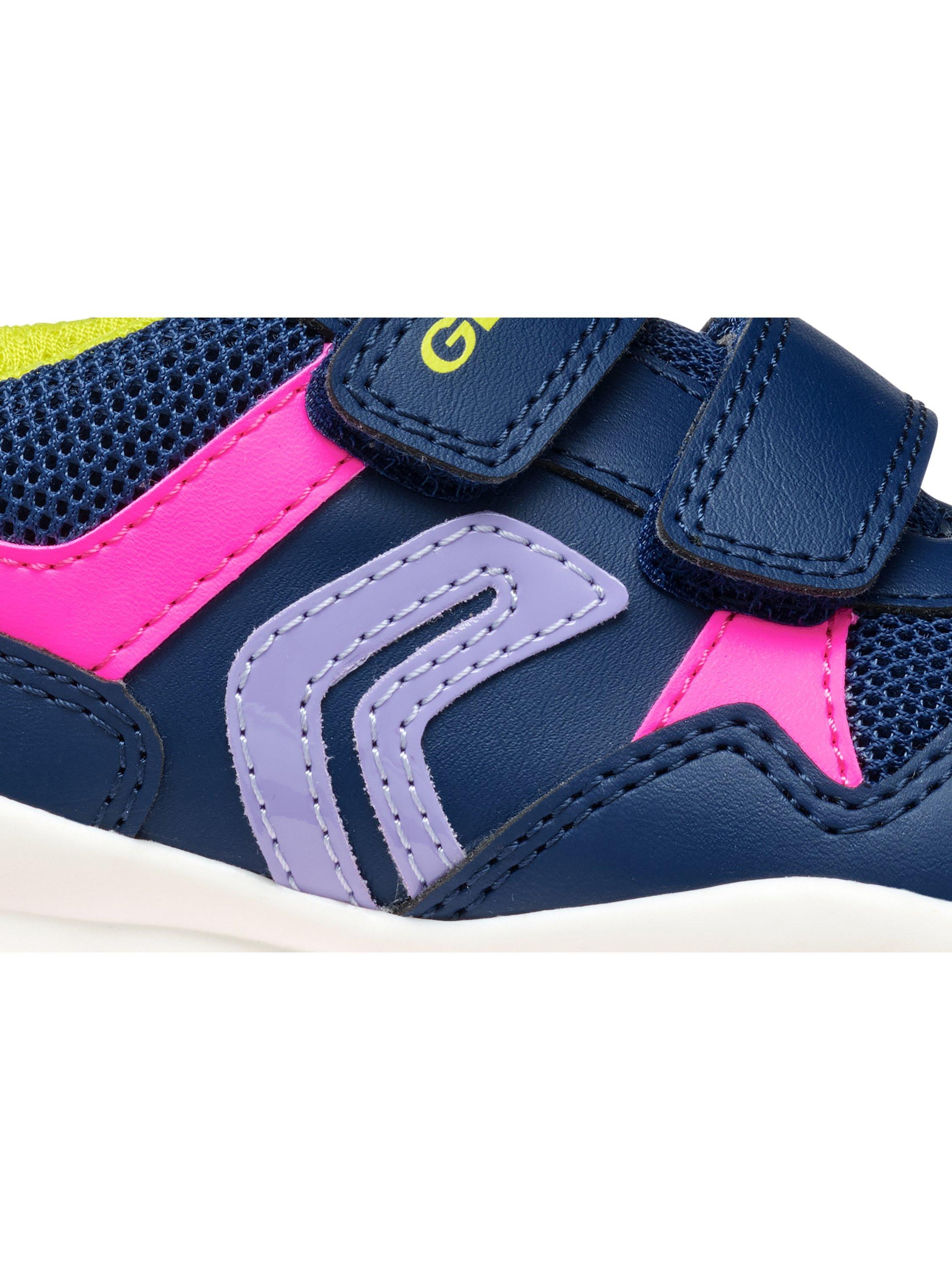 Product image 10 of 10, which shows Geox Kids' Pavel Trainers, Navy/Multi, EU28