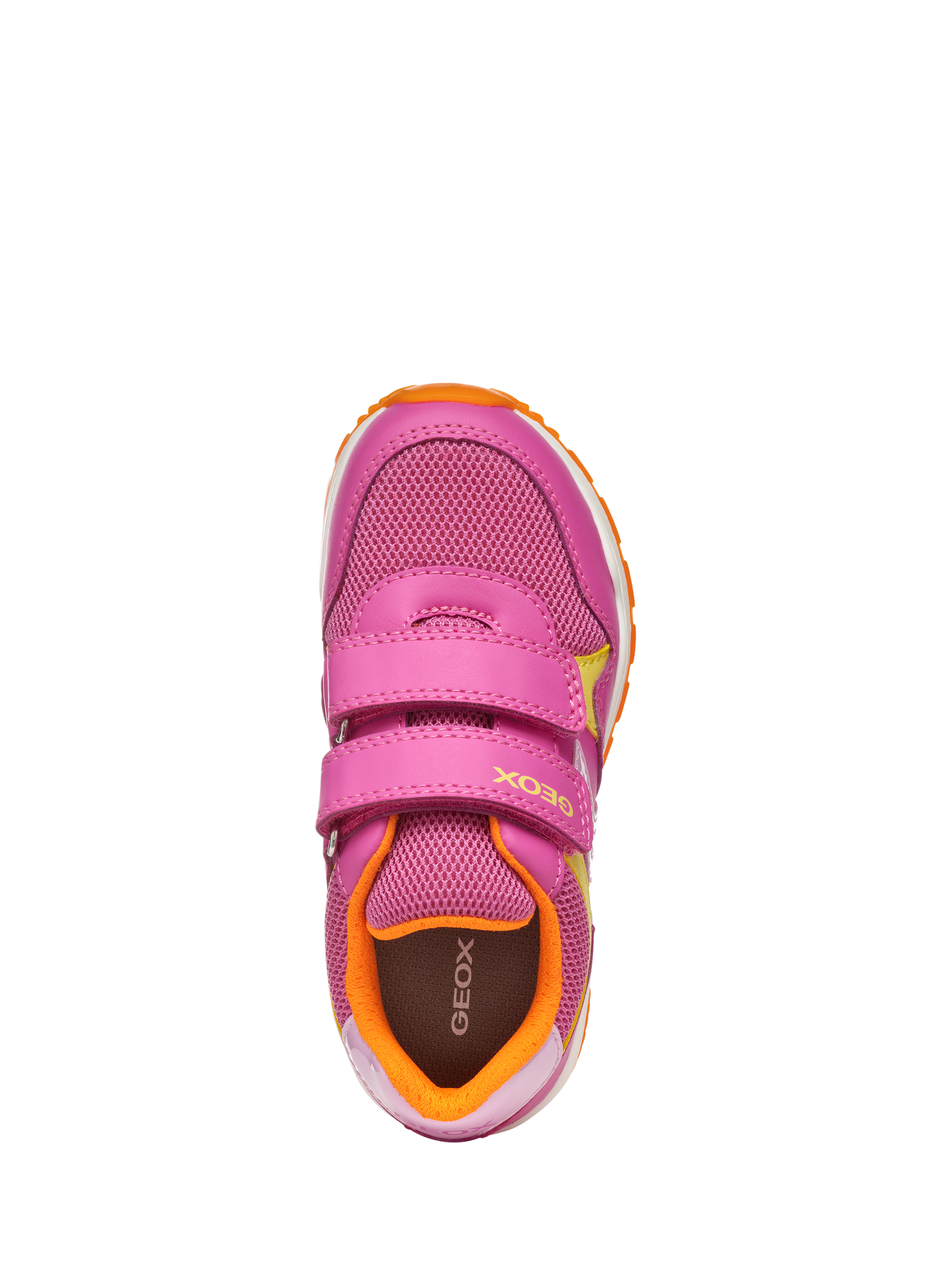 Product image 8 of 10, which shows Geox Kids' Pavel Trainers, Fuchsia/Multi, EU38