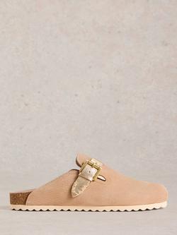 White Stuff Myrtle Slip On Shoes, Pale Pink