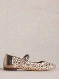 White Stuff Winnie Woven Ballerina Flat Shoes, Multi