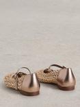 White Stuff Winnie Woven Ballerina Flat Shoes, Multi