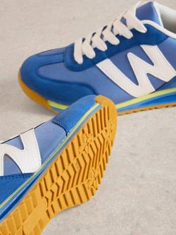 White Stuff Lucy Lace Up Trainers - view 2, Blue
