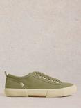 White Stuff Pippa Canvas Trainers, Khaki
