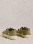 White Stuff Pippa Canvas Trainers, Khaki