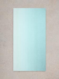 White Stuff Penny Plain Oversized Scarf - view 2, Light Blue