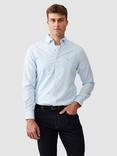 Rodd & Gunn Gunn Oxford Gingham Check Slim Fit Long Sleeve Shirt, Malibu
