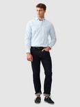 Rodd & Gunn Gunn Oxford Gingham Check Slim Fit Long Sleeve Shirt, Malibu