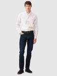 Rodd & Gunn Gunn Oxford Gingham Check Slim Fit Long Sleeve Shirt, Rosewater
