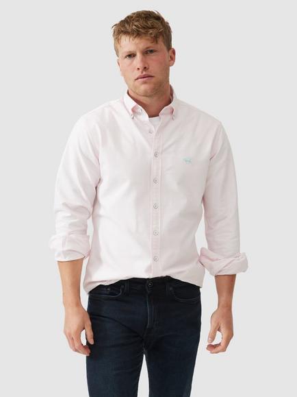 Rodd & Gunn Oxford Cotton Sports Fit Long Sleeve Shirt, Quartz